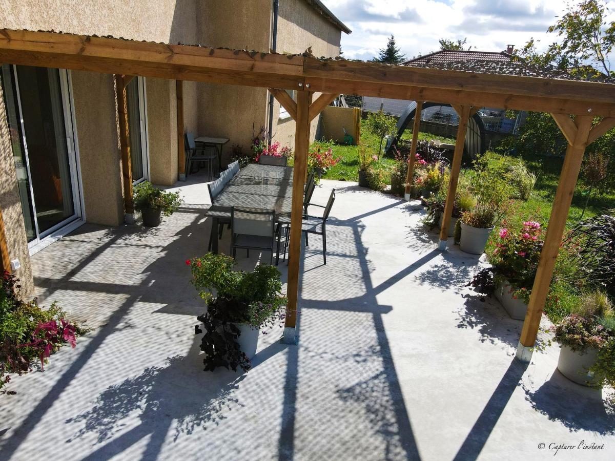 Villa Elegante A Panissieres Avec Piscine Privee Exteriör bild